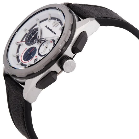 NWT Authentic Technomarine OCEAN Chronograph GMT Quartz Silver Dial Men's Watch - Picture 2 of 3